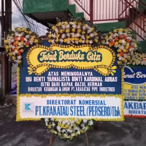 Bunga Turut Duka Cita Mendalam Sedalam Dalamnya - Afi Florist Serang